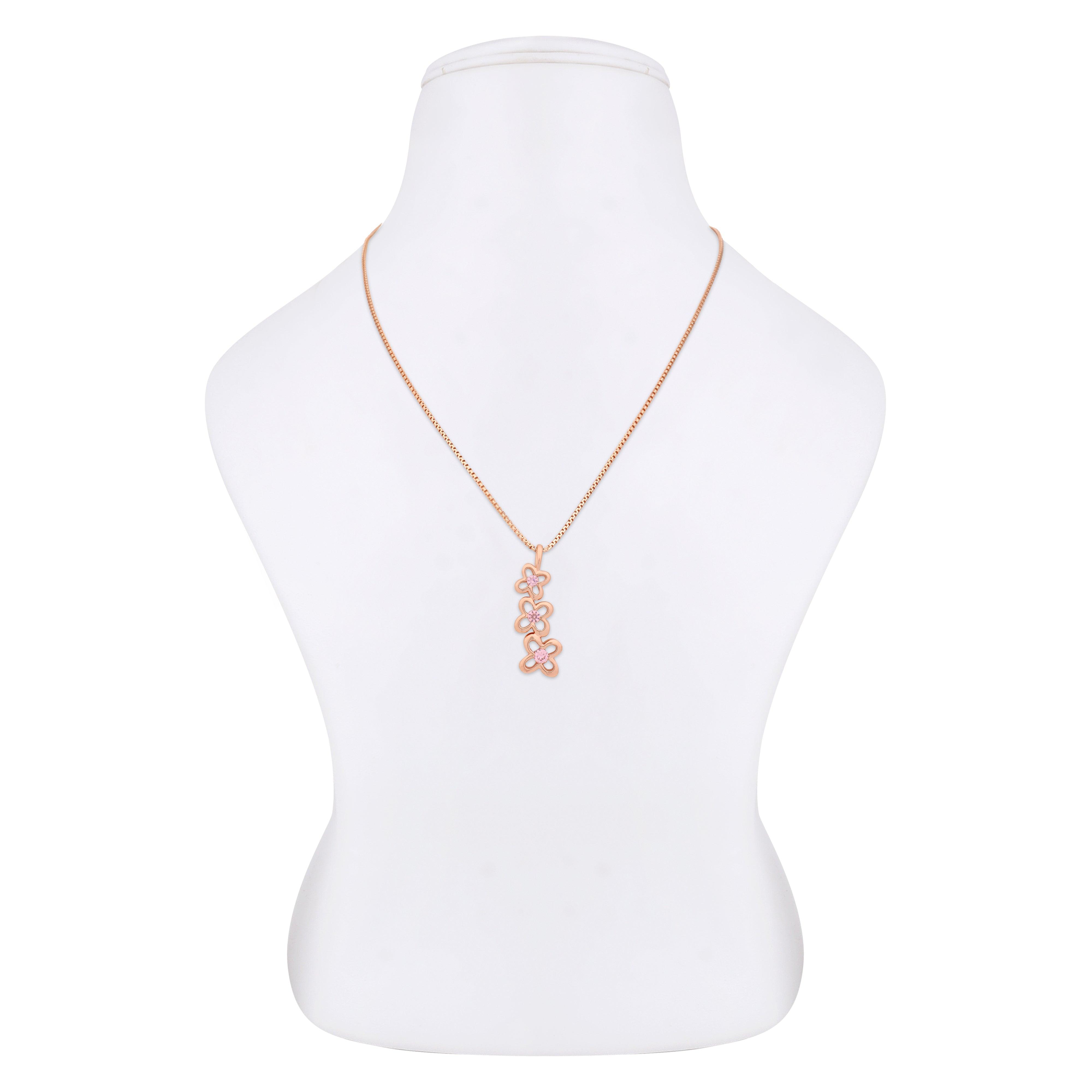 Trio Clover Sterling Silver Necklace - Diavo Jewels