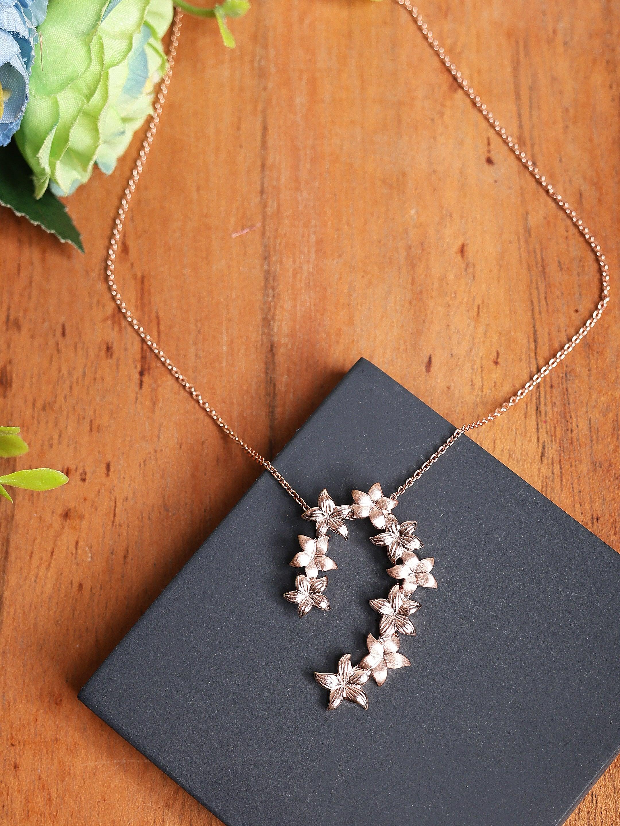 Petals of Love Silver Necklace - Diavo Jewels