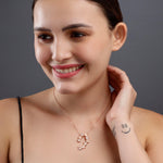 Petals of Love Silver Necklace - Diavo Jewels