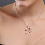 Petals of Love Silver Necklace - Diavo Jewels