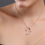 Petals of Love Silver Necklace - Diavo Jewels