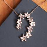 Petals of Love Silver Necklace - Diavo Jewels