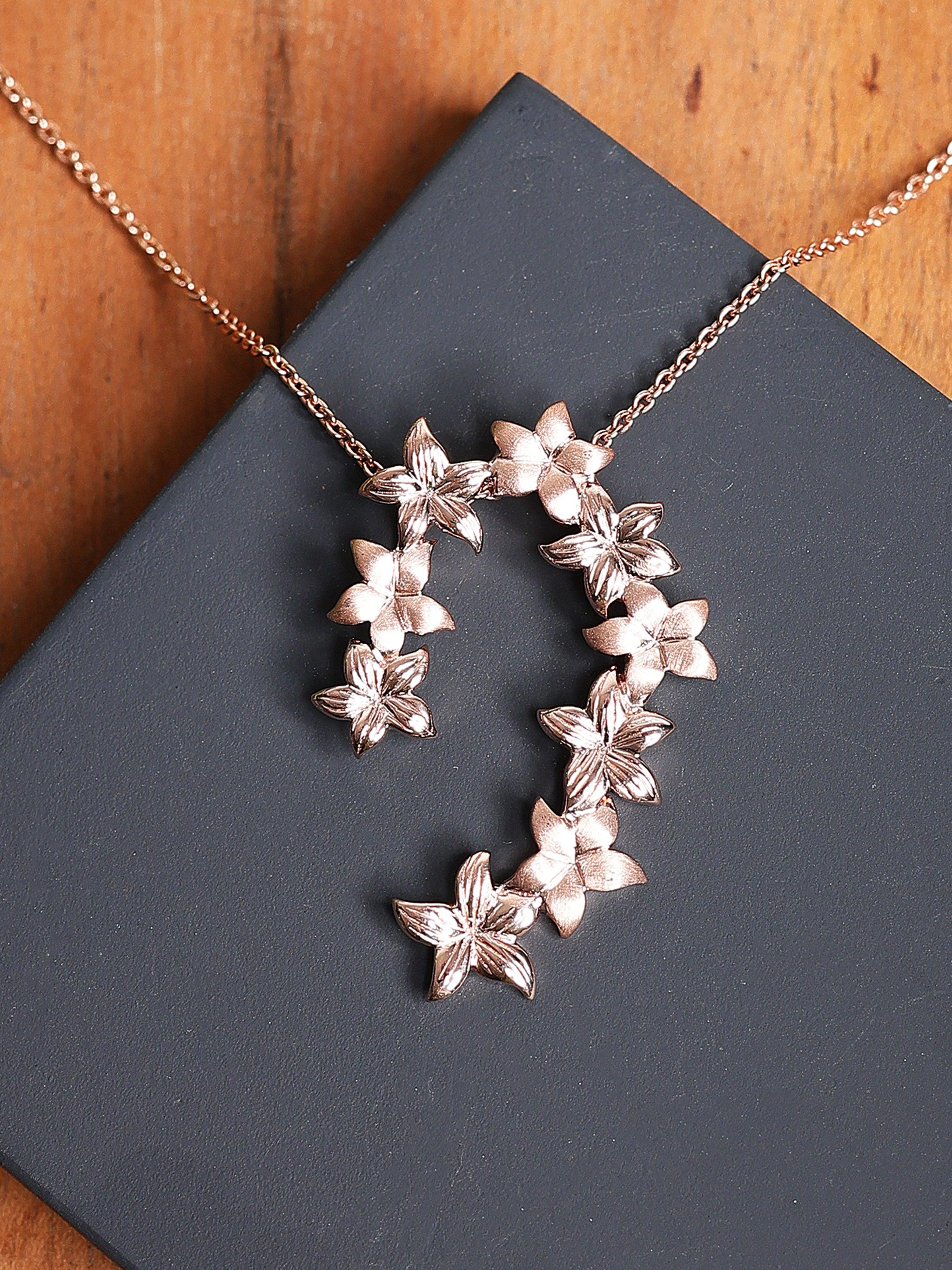 Petals of Love Silver Necklace - Diavo Jewels