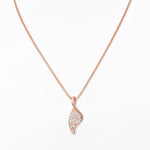 Dazzling Silver Zircon Necklace - Diavo Jewels