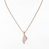 Dazzling Silver Zircon Necklace - Diavo Jewels