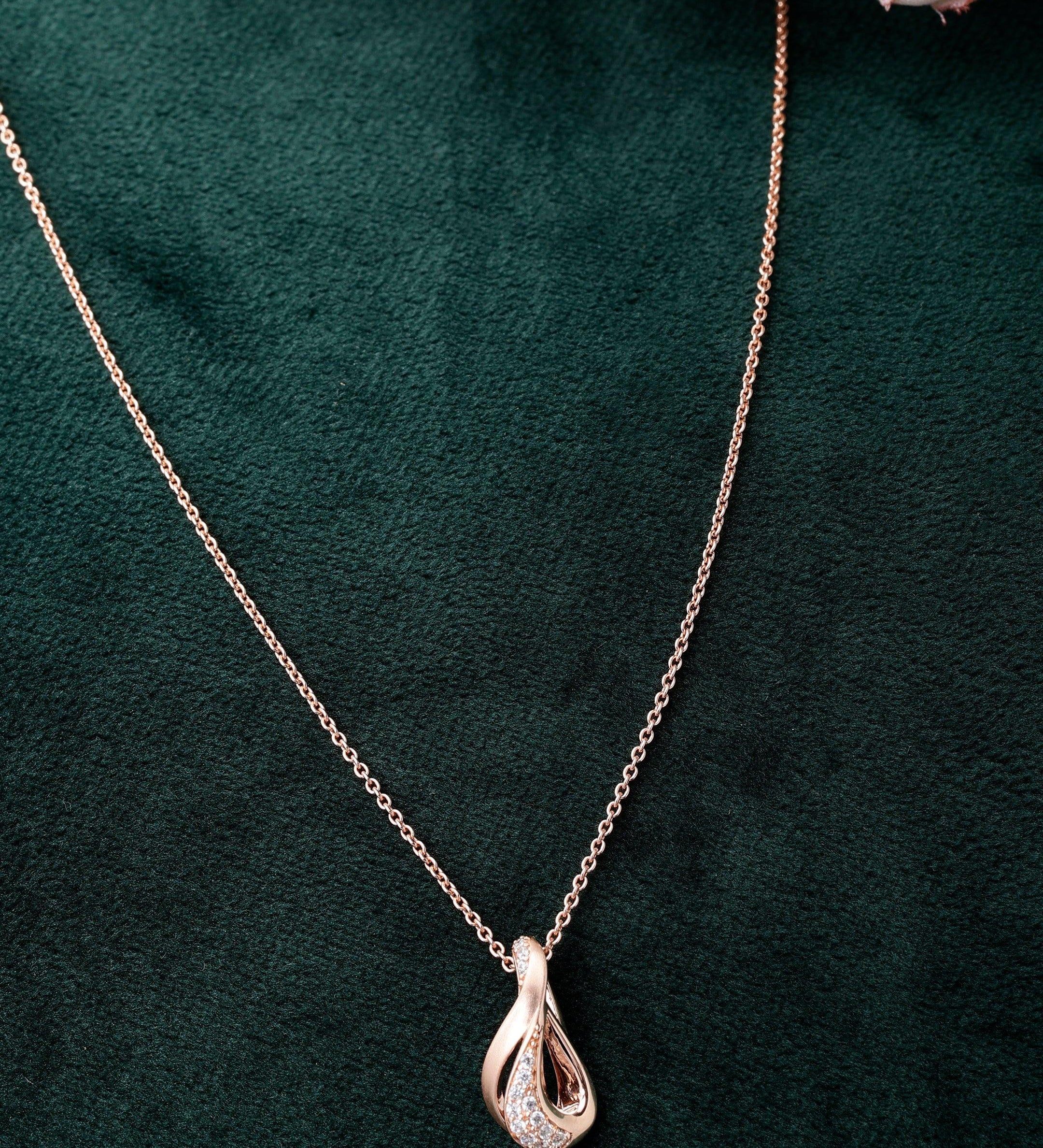 Futuristic Curl Silver Necklace - Diavo Jewels