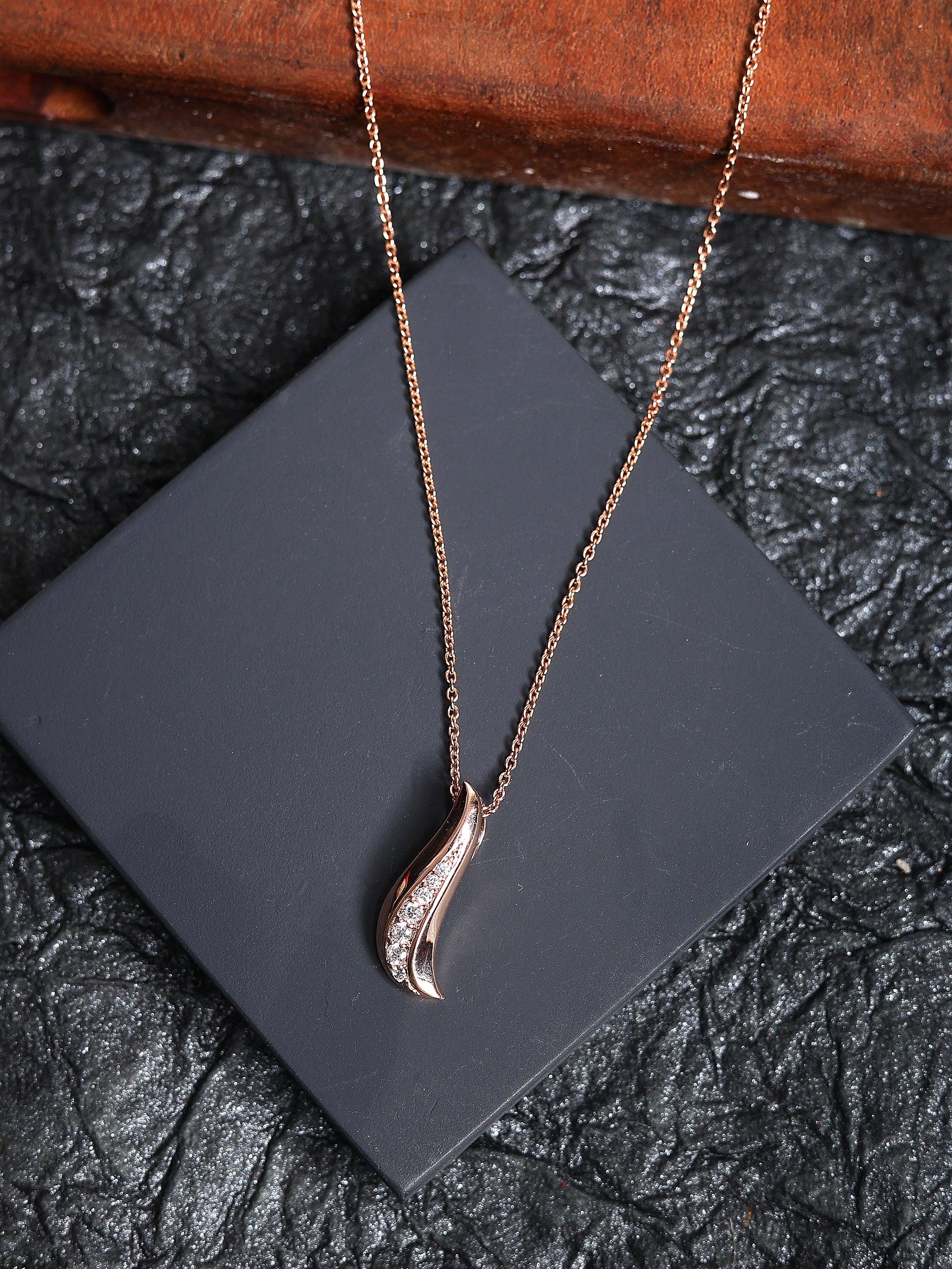 Contoured Euphoria Silver Necklace - Diavo Jewels