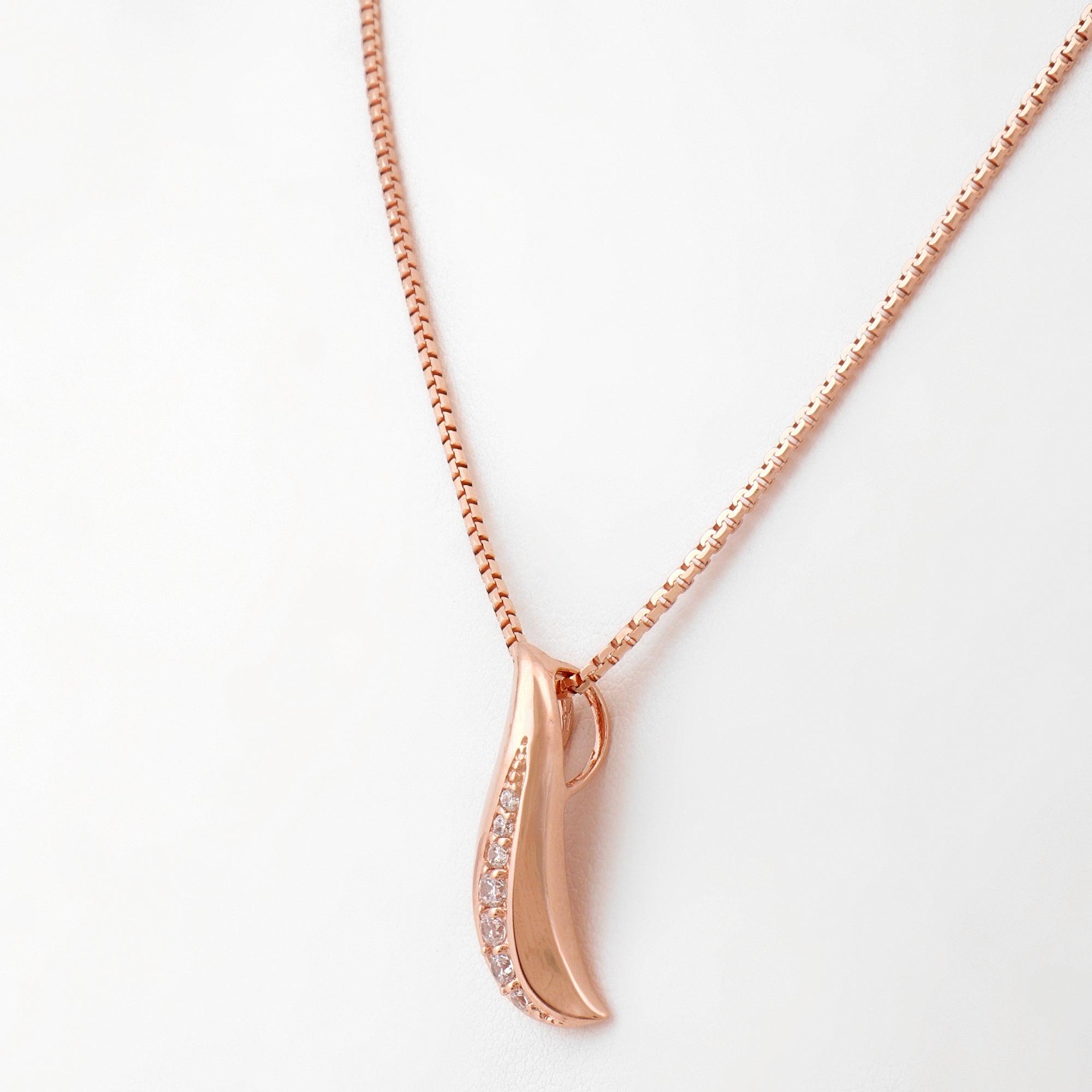 Contoured Euphoria Silver Necklace - Diavo Jewels