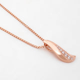 Contoured Euphoria Silver Necklace - Diavo Jewels