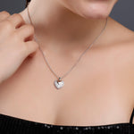 Heart of Amore Silver Necklace - Diavo Jewels