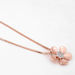 Petals of Perfection Silver Necklace - Diavo Jewels