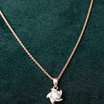 Whimsy Windflower Silver Necklace - Diavo Jewels