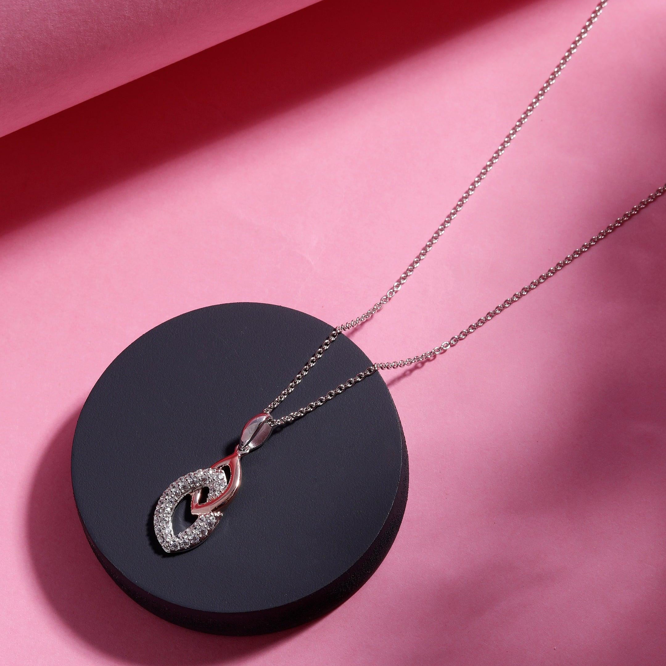 Interlocked Unity Silver Necklace - Diavo Jewels