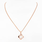 Midnight Blossom Silver Necklace - Diavo Jewels