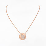 Glistening Paisley Pebble Silver Necklace - Diavo Jewels