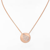 Glistening Paisley Pebble Silver Necklace - Diavo Jewels