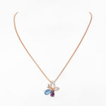 Vivid Butterfly Dreamscape Silver Necklace - Diavo Jewels