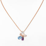 Vivid Butterfly Dreamscape Silver Necklace - Diavo Jewels