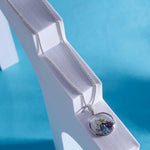 Ring of Gemstones Silver Necklace - Diavo Jewels
