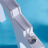 Ring of Gemstones Silver Necklace - Diavo Jewels