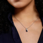 Twilight Amethyst Silver Necklace - Diavo Jewels