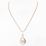 Mystic Eye Duo-Tone Silver Necklace - Diavo Jewels