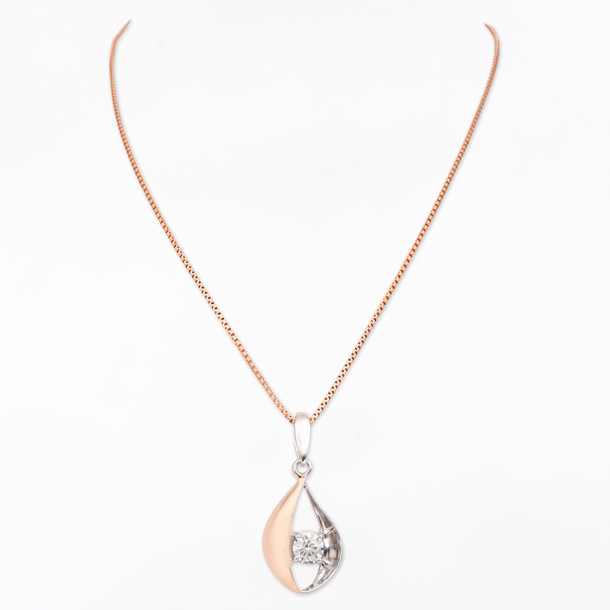 Mystic Eye Duo-Tone Silver Necklace - Diavo Jewels