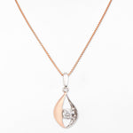 Mystic Eye Duo-Tone Silver Necklace - Diavo Jewels