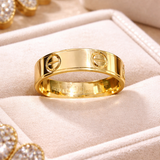 Sovereign Screw Gold Gents Band