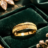 Regal Weave Gold Gents Band