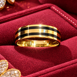 Noir Strata Gold Gents Band