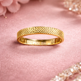 Prisma Cut Gold Ladies Ring