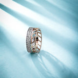 Virtuoso Elite Dual Layer Men's Diamond Ring