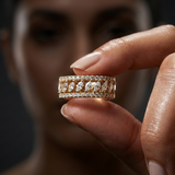 Diamond Ethereal Gilded Hoops