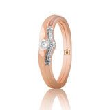 Sunrise Whisper Diamond Ring