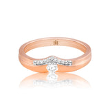 Sunrise Whisper Diamond Ring