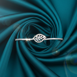 Enchanted Leaf Filigree Diamond Bangle
