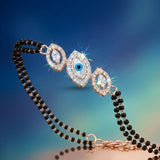 Celestial Gaze Diamond Mangalsutra Bracelet