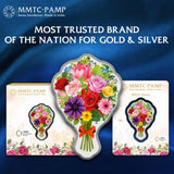 BOUQUET OF FLOWERS (999.9) 50 GM SILVER COIN