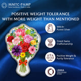 BOUQUET OF FLOWERS (999.9) 50 GM SILVER COIN