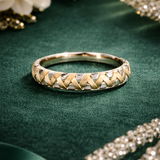 Aurixa Weave Gold Ladies Ring