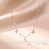 Geometric Lumina Station Diamond Necklace