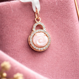 Rosé Bloom Diamond Pendant