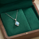 Azure Aura Diamond Pendant