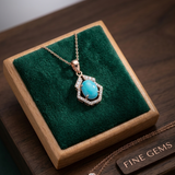 Celestia Azure Diamond Pendant