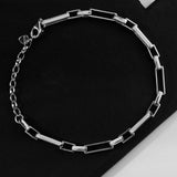 Eternal Eva Rhodium Plated Men's Silver Bracelet - Diavo Jewels