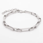 Eternal Eva Rhodium Plated Men's Silver Bracelet - Diavo Jewels