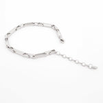 Eternal Eva Rhodium Plated Men's Silver Bracelet - Diavo Jewels