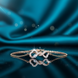 Diamond Infinity Heart Bracelet