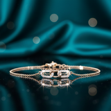 Diamond Linked Infinity Bracelet